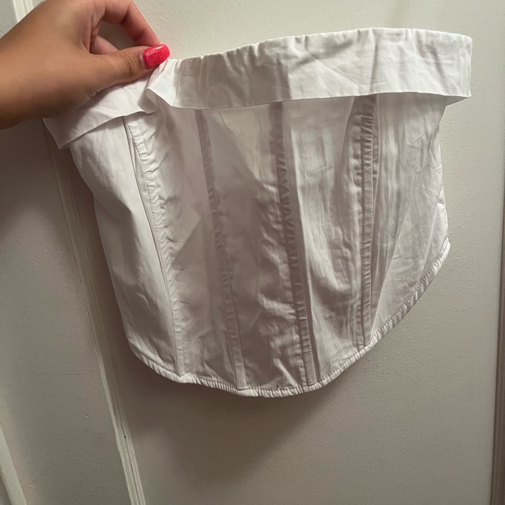 White Kendall & Kylie Corset Top